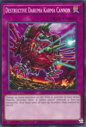 Destructive Daruma Karma Cannon (L26D-ENX28) - Common - Legendary Modern Decks 2026