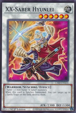 XX-Saber Hyunlei (L26D-ENX35) - Common - Legendary Modern Decks 2026