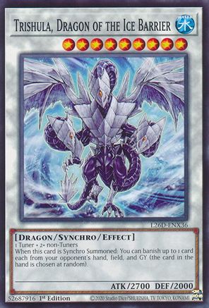 Trishula, Dragon of the Ice Barrier (L26D-ENX36) - Common - Legendary Modern Decks 2026