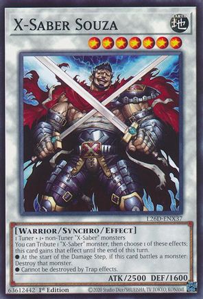 X-Saber Souza (L26D-ENX37) - Common - Legendary Modern Decks 2026