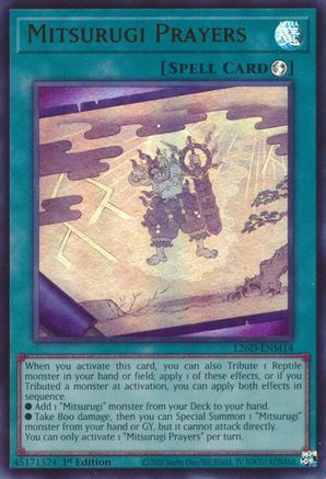 Mitsurugi Prayers (Ultra Rare) (L26D-ENM14) - Ultra Rare - Legendary Modern Decks 2026