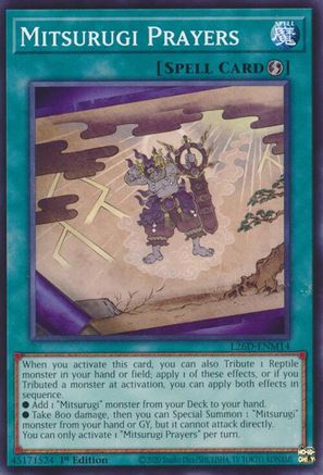 Mitsurugi Prayers (L26D-ENM14) - Common - Legendary Modern Decks 2026