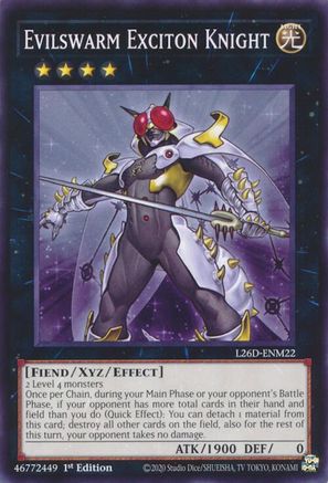 Evilswarm Exciton Knight (L26D-ENM22) - Common - Legendary Modern Decks 2026