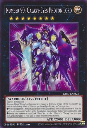 Number 90: Galaxy-Eyes Photon Lord (L26D-ENM25) - Common - Legendary Modern Decks 2026