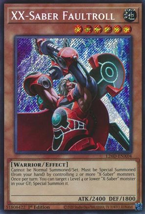 XX-Saber Faultroll (Secret Rare) (L26D-ENX04) - Secret Rare - Legendary Modern Decks 2026