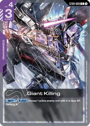 Giant Killing (ST09-009) -  - Starter Deck 09: Destiny Ignition