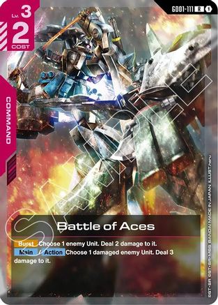 Battle of Aces (GD01-111) - Holofoil - Starter Deck 09: Destiny Ignition