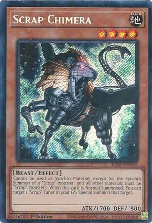 Scrap Chimera (Secret Rare) (RA05-EN005) - Secret Rare - Rarity Collection 5