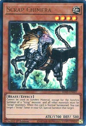 Scrap Chimera (Ultra Rare) (RA05-EN005) - Ultra Rare - Rarity Collection 5