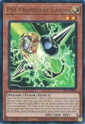 PSY-Framegear Gamma (Ultra Rare) (RA05-EN006) - Ultra Rare - Rarity Collection 5
