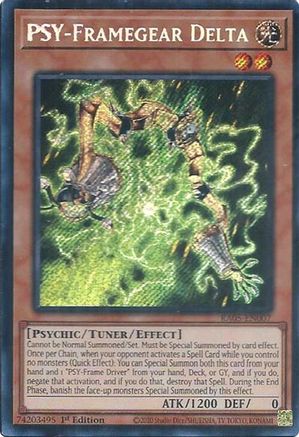 PSY-Framegear Delta (Secret Rare) (RA05-EN007) - Secret Rare - Rarity Collection 5