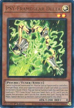 PSY-Framegear Delta (Ultra Rare) (RA05-EN007) - Ultra Rare - Rarity Collection 5