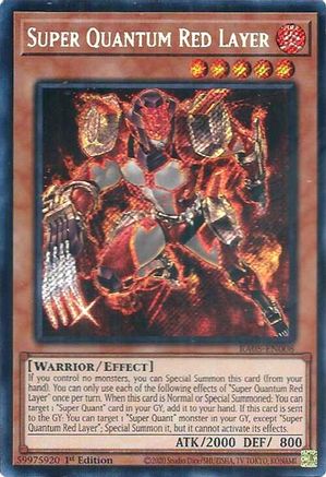 Super Quantum Red Layer (Secret Rare) (RA05-EN008) - Secret Rare - Rarity Collection 5