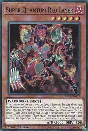 Super Quantum Red Layer (RA05-EN008) - Super Rare - Rarity Collection 5