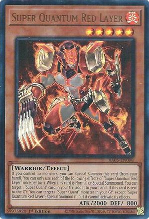 Super Quantum Red Layer (Ultra Rare) (RA05-EN008) - Ultra Rare - Rarity Collection 5