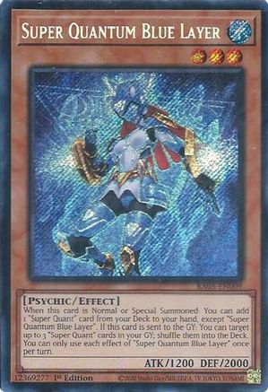 Super Quantum Blue Layer (Secret Rare) (RA05-EN009) - Secret Rare - Rarity Collection 5