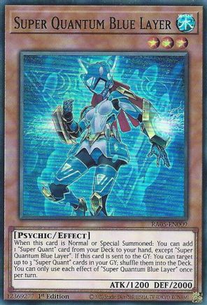 Super Quantum Blue Layer (RA05-EN009) - Super Rare - Rarity Collection 5