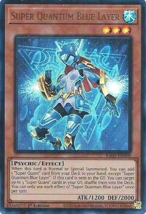 Super Quantum Blue Layer (Ultra Rare) (RA05-EN009) - Ultra Rare - Rarity Collection 5