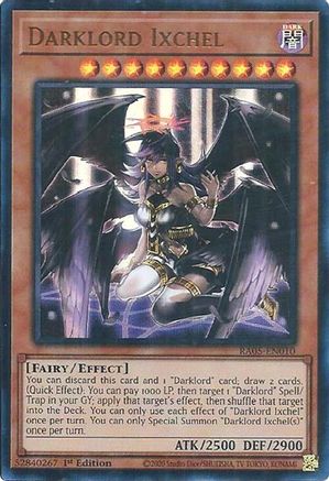 Darklord Ixchel (Ultra Rare) (RA05-EN010) - Ultra Rare - Rarity Collection 5