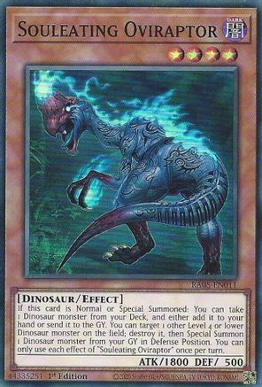 Souleating Oviraptor (RA05-EN011) - Super Rare - Rarity Collection 5