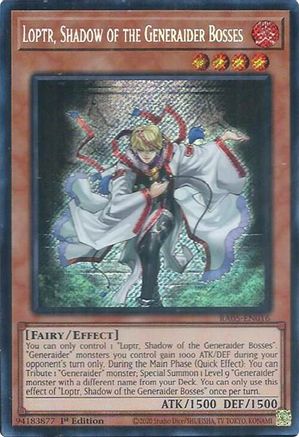 Loptr, Shadow of the Generaider Bosses (Secret Rare) (RA05-EN016) - Secret Rare - Rarity Collection 5