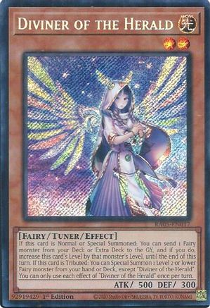 Diviner of the Herald (Secret Rare) (RA05-EN017) - Secret Rare - Rarity Collection 5