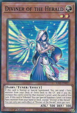 Diviner of the Herald (RA05-EN017) - Super Rare - Rarity Collection 5