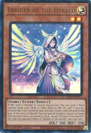 Diviner of the Herald (Ultra Rare) (RA05-EN017) - Ultra Rare - Rarity Collection 5