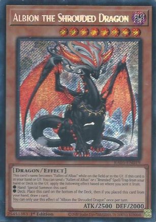Albion the Shrouded Dragon (Secret Rare) (RA05-EN019) - Secret Rare - Rarity Collection 5