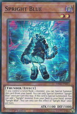 Spright Blue (RA05-EN021) - Super Rare - Rarity Collection 5