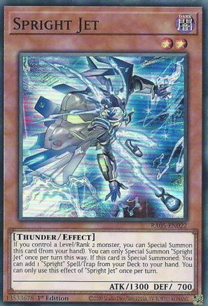 Spright Jet (RA05-EN022) - Super Rare - Rarity Collection 5