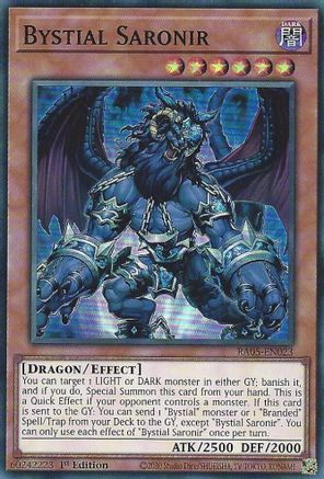Bystial Saronir (RA05-EN023) - Super Rare - Rarity Collection 5