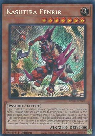 Kashtira Fenrir (Secret Rare) (RA05-EN024) - Secret Rare - Rarity Collection 5