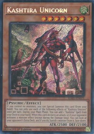 Kashtira Unicorn (Secret Rare) (RA05-EN025) - Secret Rare - Rarity Collection 5