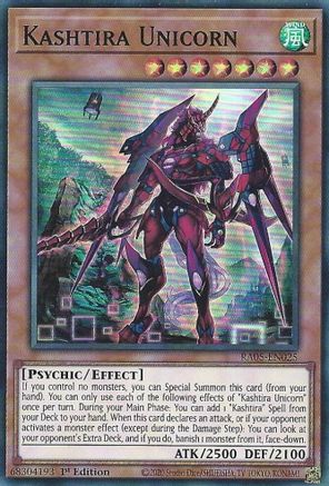 Kashtira Unicorn (RA05-EN025) - Super Rare - Rarity Collection 5