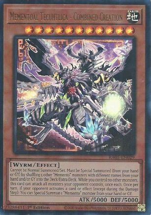 Mementoal Tecuhtlica - Combined Creation (Ultra Rare) (RA05-EN029) - Ultra Rare - Rarity Collection 5