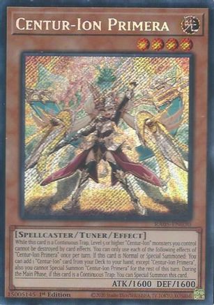 Centur-Ion Primera (Secret Rare) (RA05-EN030) - Secret Rare - Rarity Collection 5