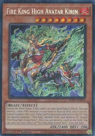 Fire King High Avatar Kirin (Secret Rare) (RA05-EN032) - Secret Rare - Rarity Collection 5