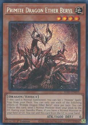 Primite Dragon Ether Beryl (Secret Rare) (RA05-EN033) - Secret Rare - Rarity Collection 5