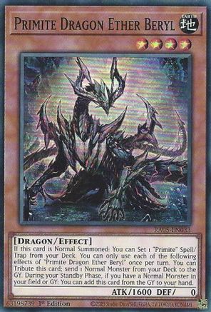 Primite Dragon Ether Beryl (RA05-EN033) - Super Rare - Rarity Collection 5