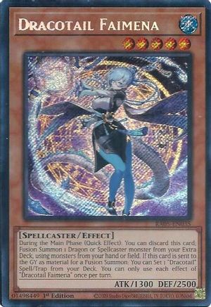 Dracotail Faimena (Secret Rare) (RA05-EN035) - Secret Rare - Rarity Collection 5