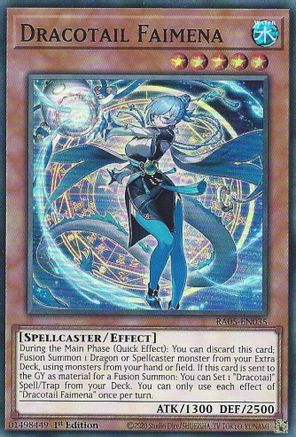 Dracotail Faimena (RA05-EN035) - Super Rare - Rarity Collection 5