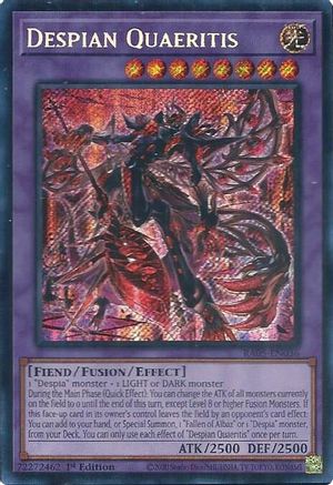 Despian Quaeritis (Secret Rare) (RA05-EN036) - Secret Rare - Rarity Collection 5