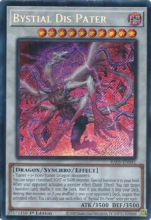 Bystial Dis Pater (Secret Rare) (RA05-EN041) - Secret Rare - Rarity Collection 5
