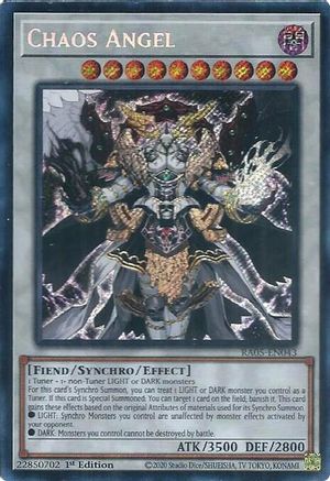 Chaos Angel (Secret Rare) (RA05-EN043) - Secret Rare - Rarity Collection 5