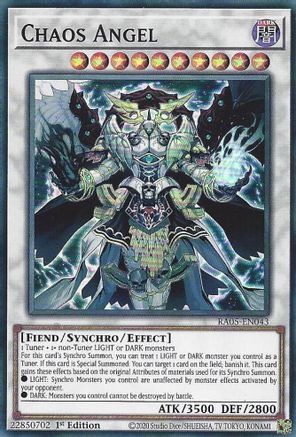 Chaos Angel (RA05-EN043) - Super Rare - Rarity Collection 5