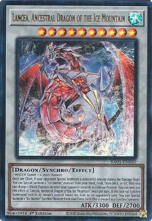 Lancea, Ancestral Dragon of the Ice Mountain (Ultra Rare) (RA05-EN045) - Ultra Rare - Rarity Collection 5