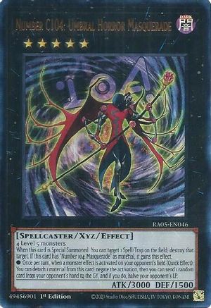 Number C104: Umbral Horror Masquerade (Ultra Rare) (RA05-EN046) - Ultra Rare - Rarity Collection 5