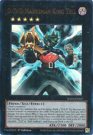 D/D/D Marksman King Tell (Ultra Rare) (RA05-EN047) - Ultra Rare - Rarity Collection 5