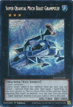 Super Quantal Mech Beast Grampulse (Secret Rare) (RA05-EN048) - Secret Rare - Rarity Collection 5